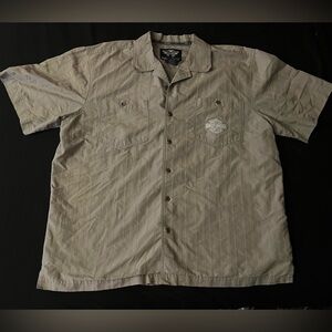 Harley-Davidson Tan Short Sleeve Shirt